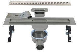Душ канал с фланец ABS/INOX -80см ф40/50 ECONOMIC